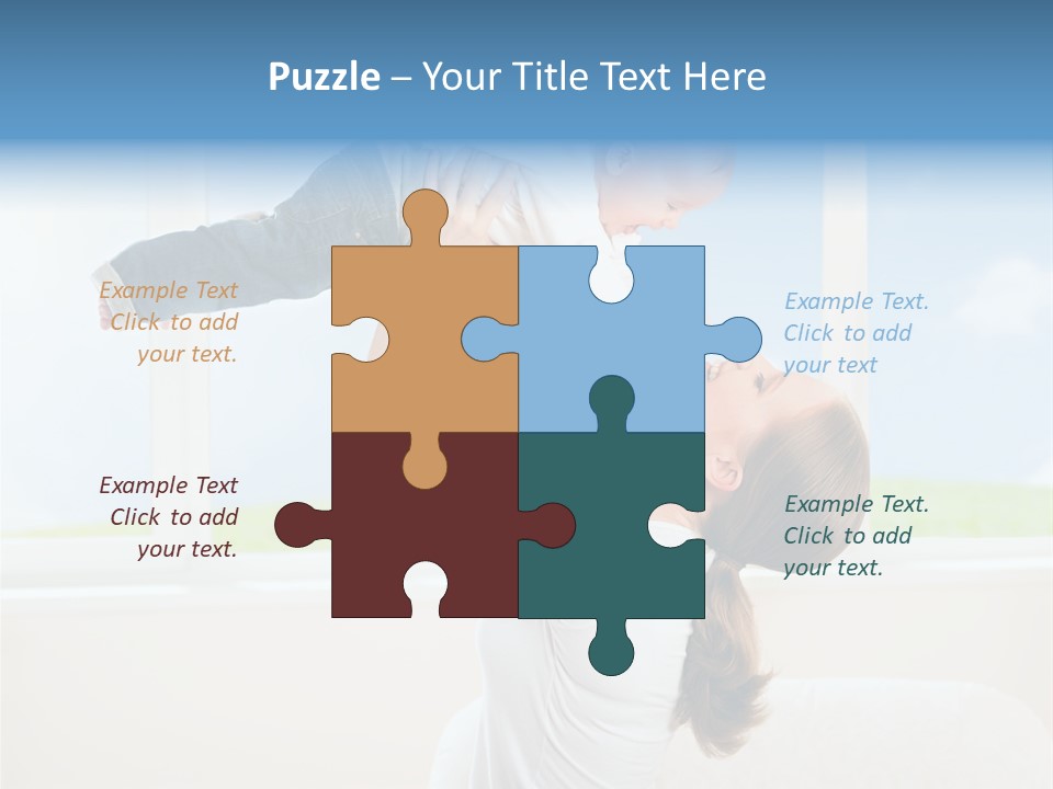Data White Computer PowerPoint Template