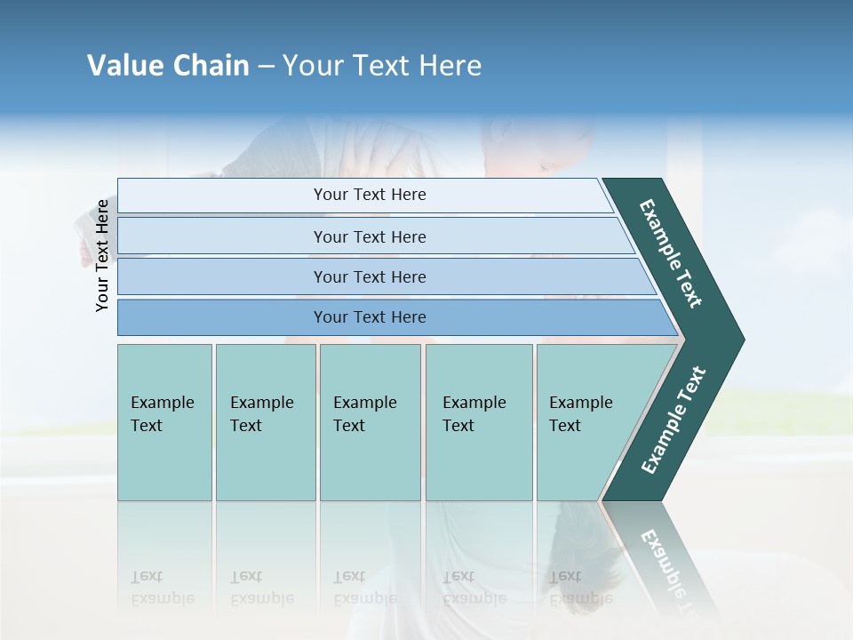 Data White Computer PowerPoint Template