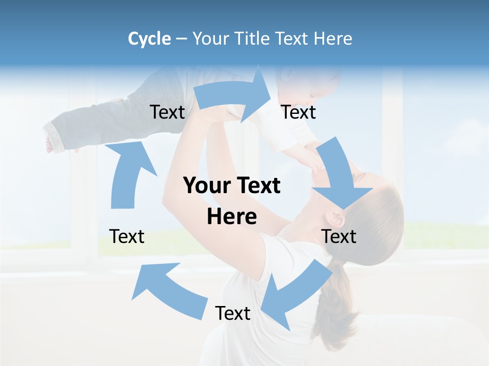 Data White Computer PowerPoint Template