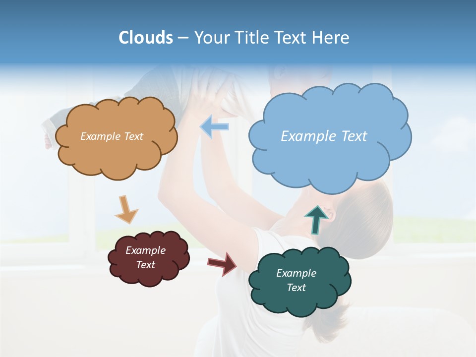 Data White Computer PowerPoint Template