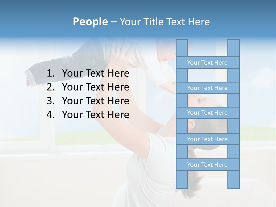 Data White Computer PowerPoint Template