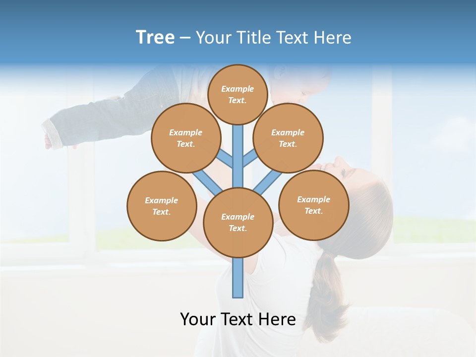 Data White Computer PowerPoint Template