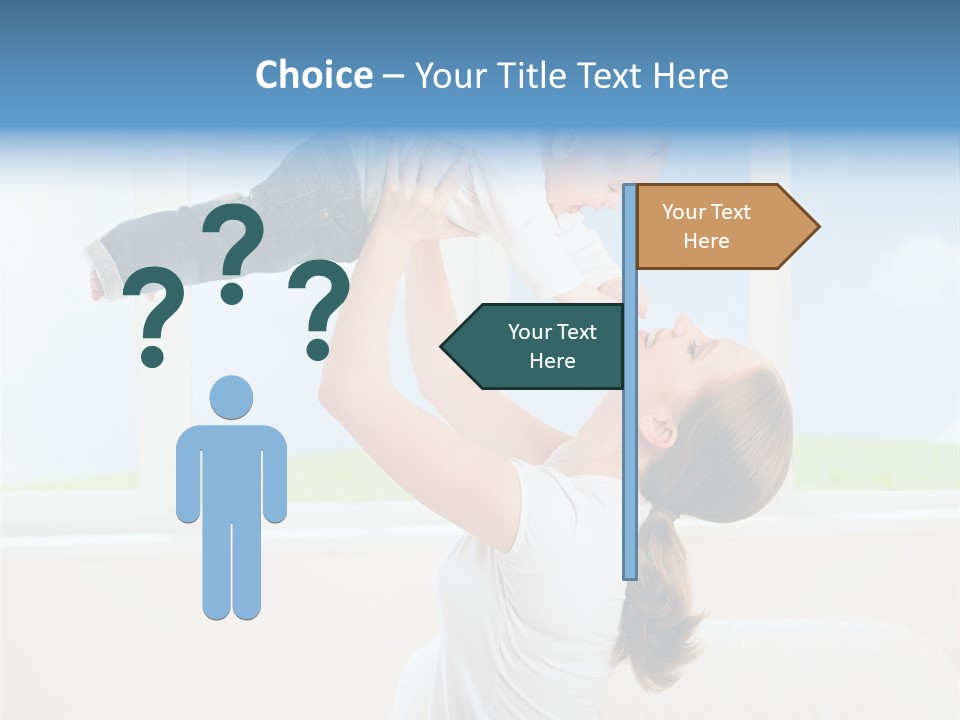 Data White Computer PowerPoint Template