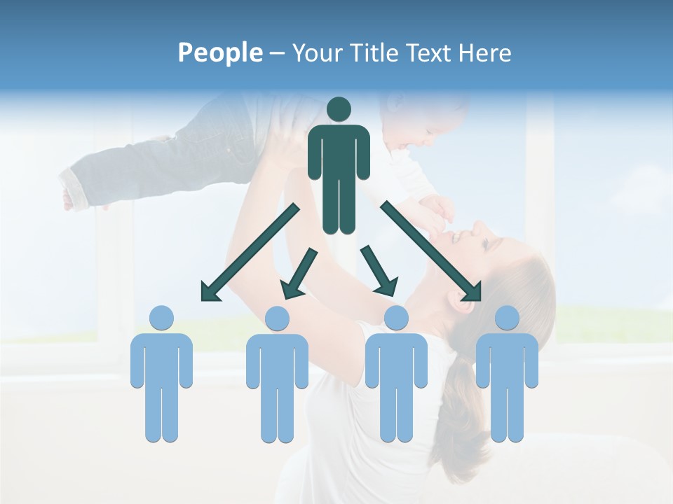 Data White Computer PowerPoint Template