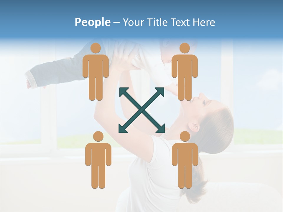 Data White Computer PowerPoint Template