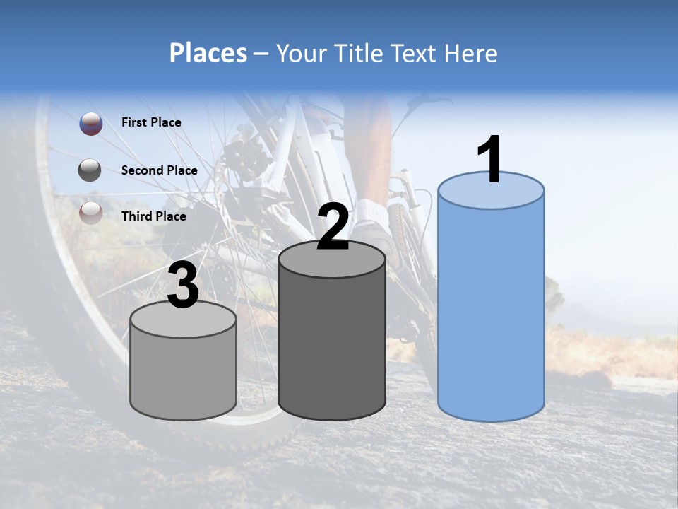 Nature Bicycle Helmet PowerPoint Template