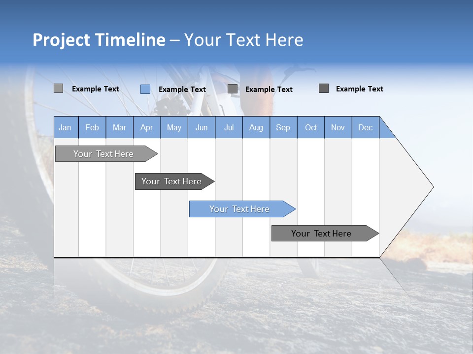 Nature Bicycle Helmet PowerPoint Template