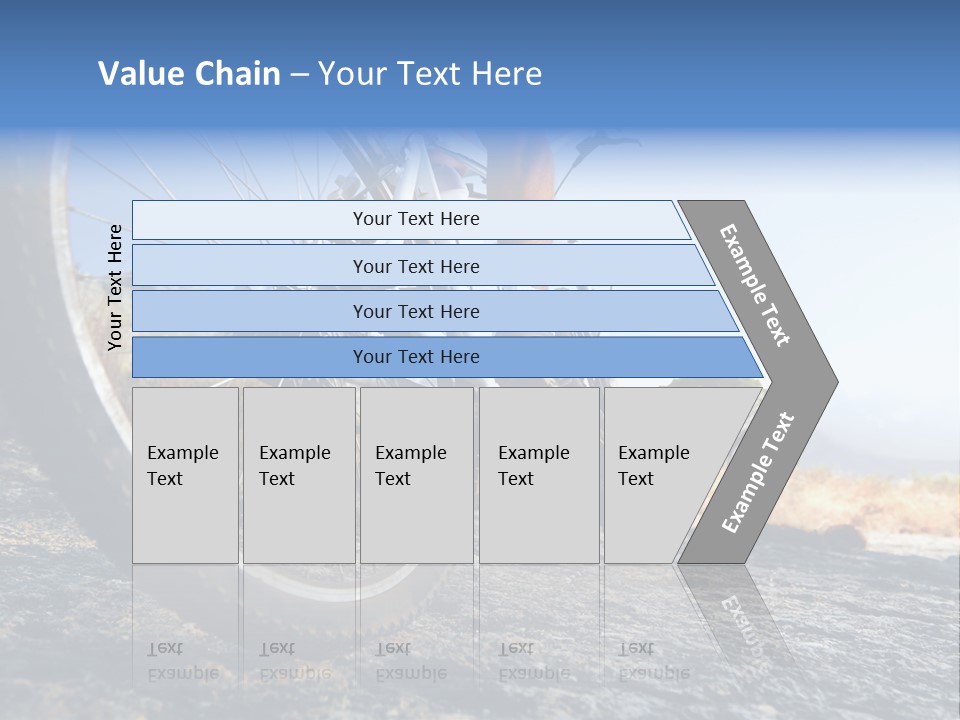 Nature Bicycle Helmet PowerPoint Template
