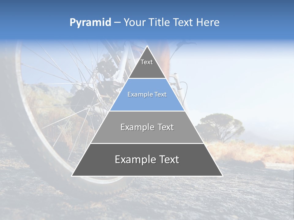 Nature Bicycle Helmet PowerPoint Template