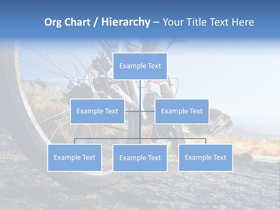 Nature Bicycle Helmet PowerPoint Template