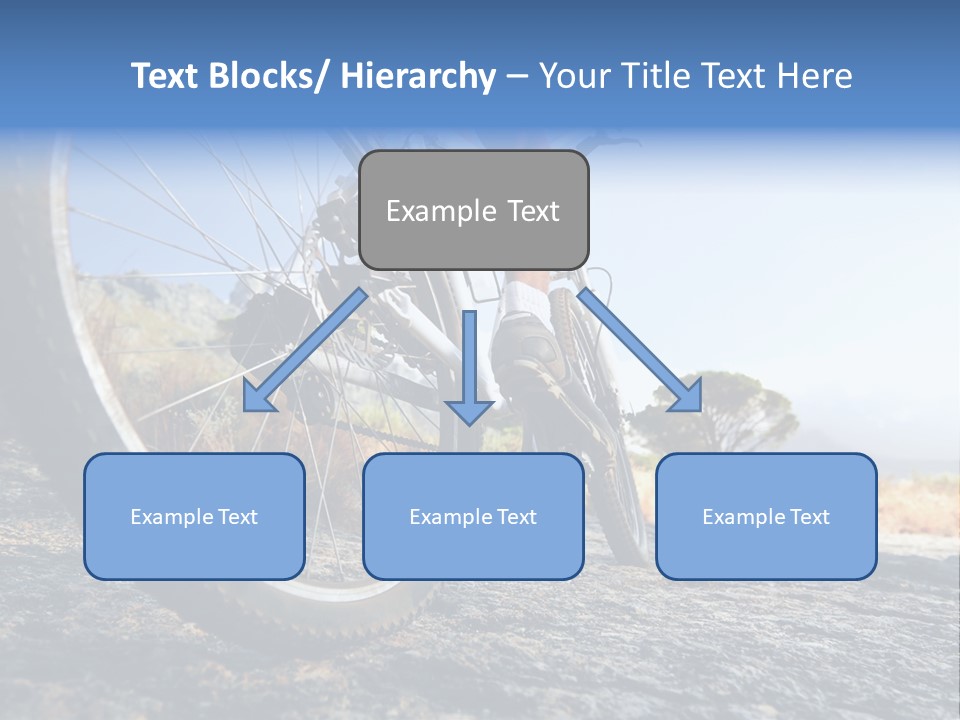 Nature Bicycle Helmet PowerPoint Template
