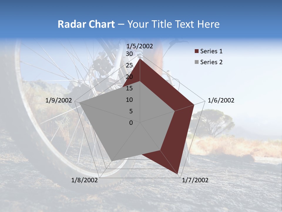 Nature Bicycle Helmet PowerPoint Template