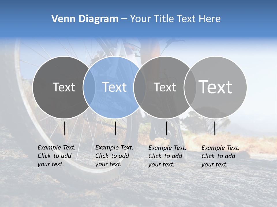 Nature Bicycle Helmet PowerPoint Template