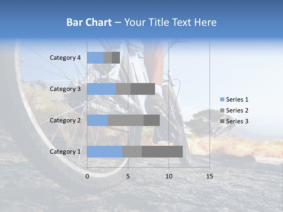 Nature Bicycle Helmet PowerPoint Template