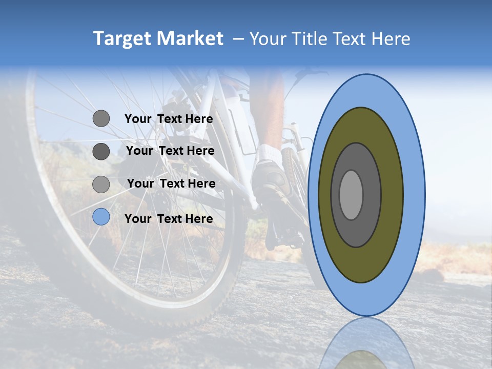 Nature Bicycle Helmet PowerPoint Template