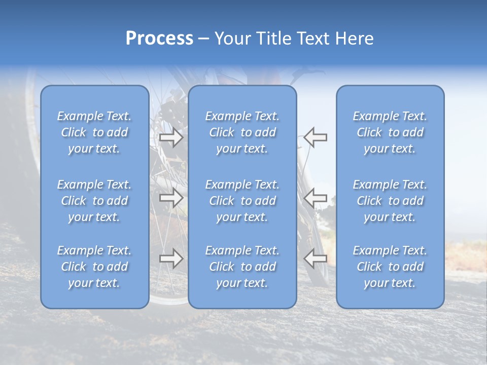 Nature Bicycle Helmet PowerPoint Template