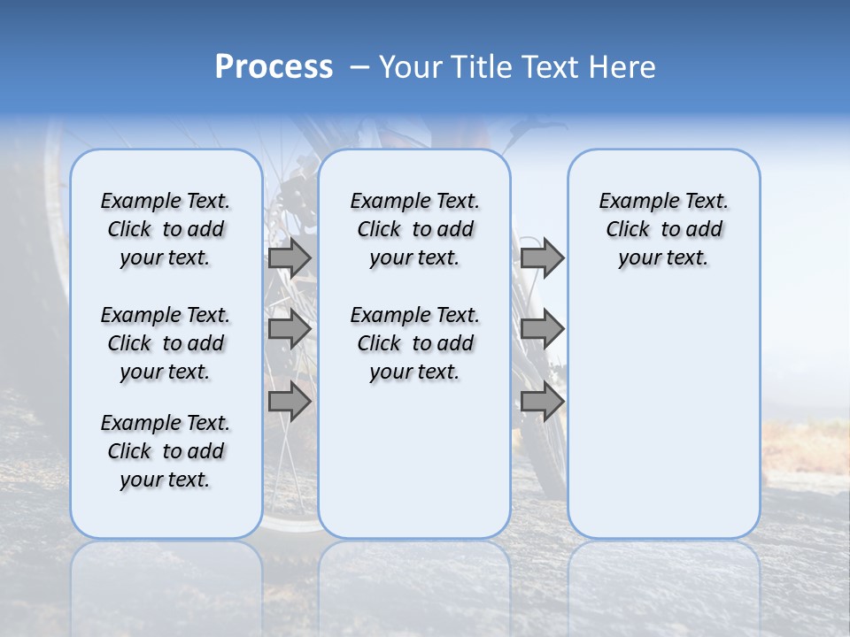 Nature Bicycle Helmet PowerPoint Template