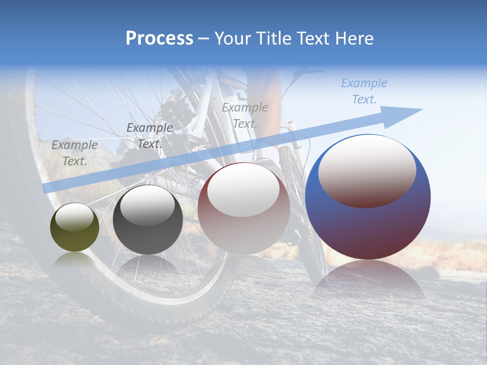 Nature Bicycle Helmet PowerPoint Template