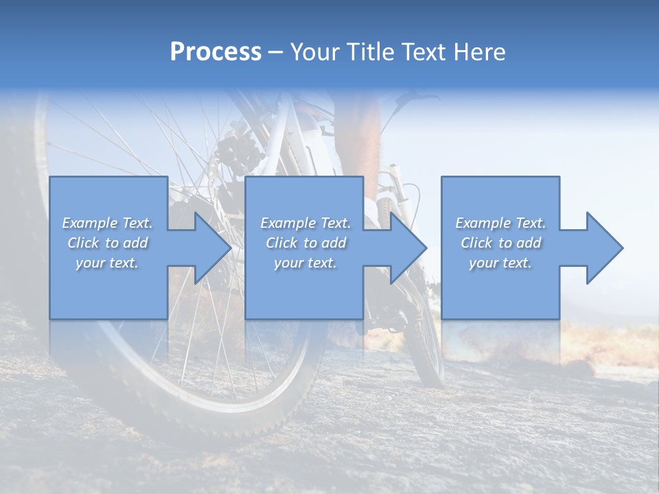 Nature Bicycle Helmet PowerPoint Template