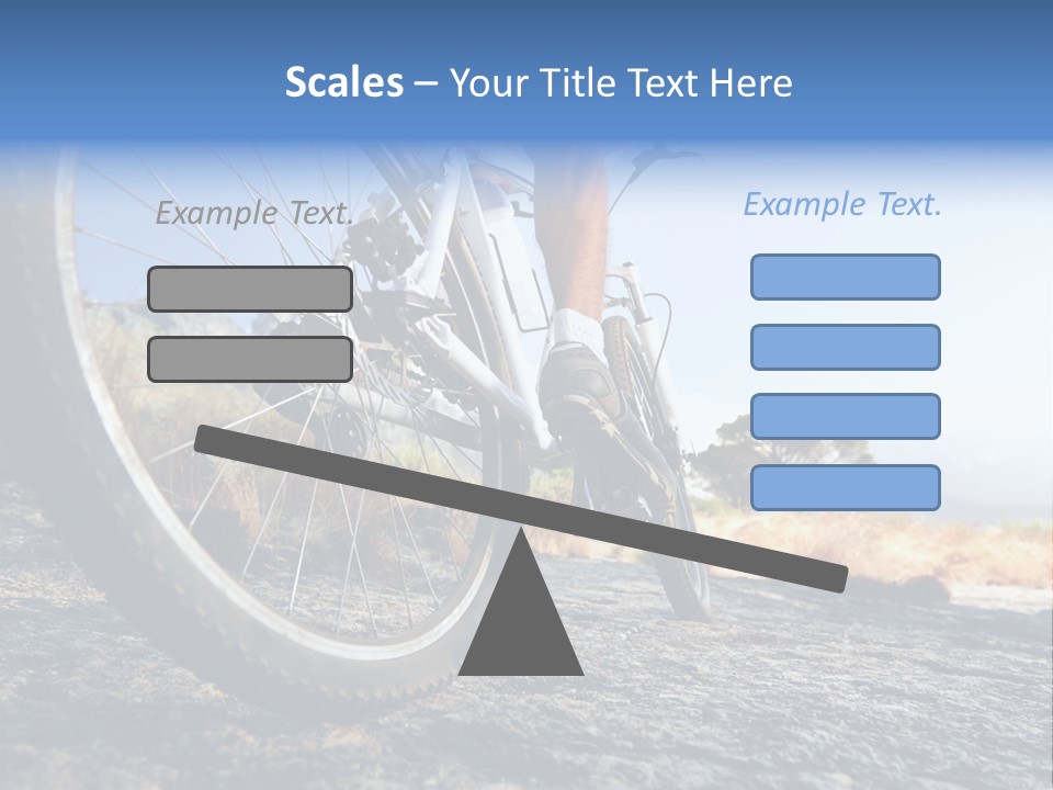 Nature Bicycle Helmet PowerPoint Template