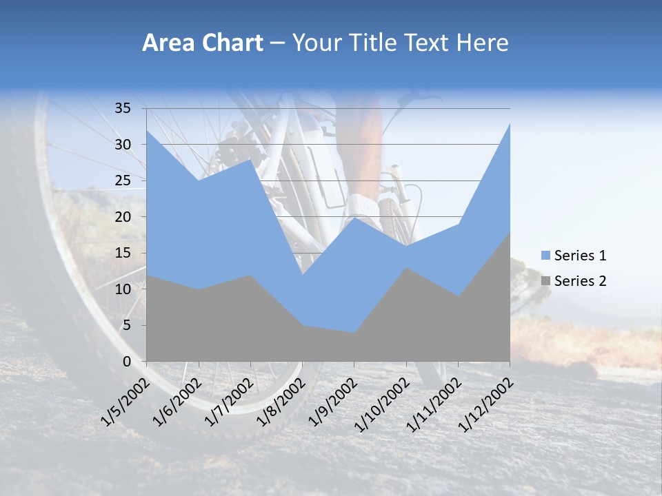Nature Bicycle Helmet PowerPoint Template