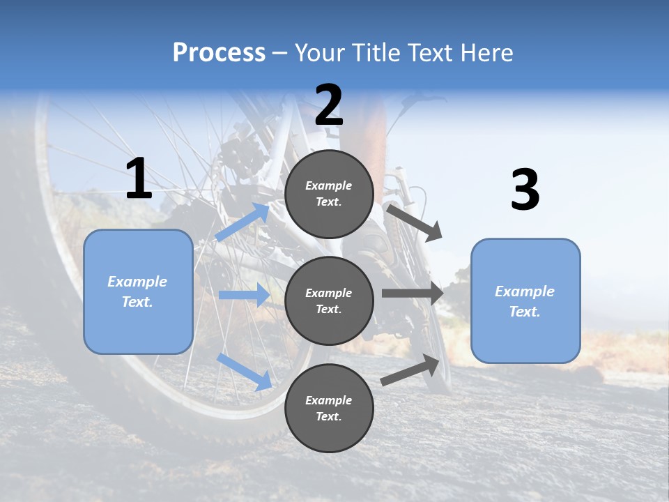 Nature Bicycle Helmet PowerPoint Template