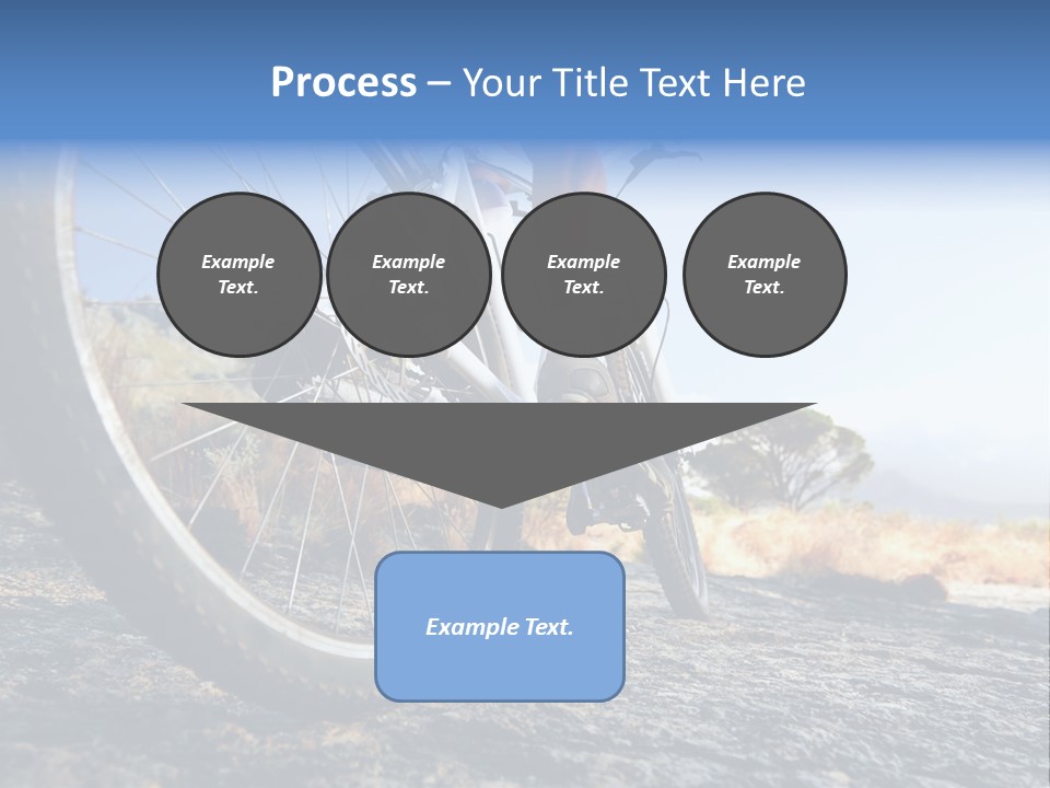 Nature Bicycle Helmet PowerPoint Template