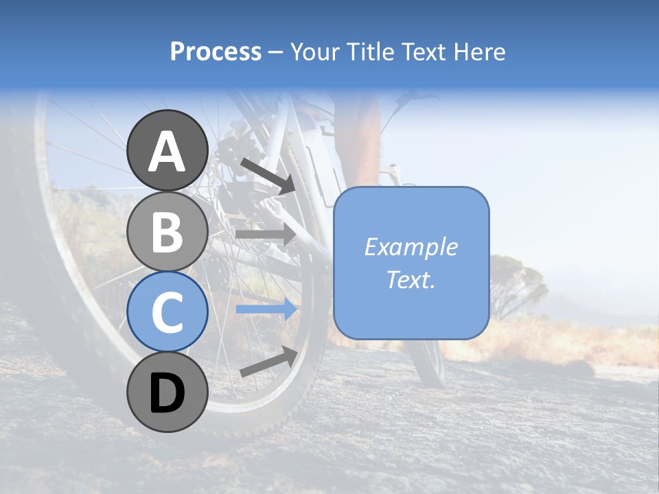 Nature Bicycle Helmet PowerPoint Template