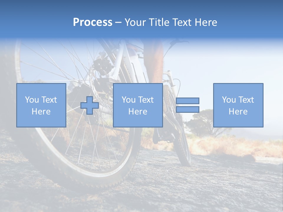 Nature Bicycle Helmet PowerPoint Template