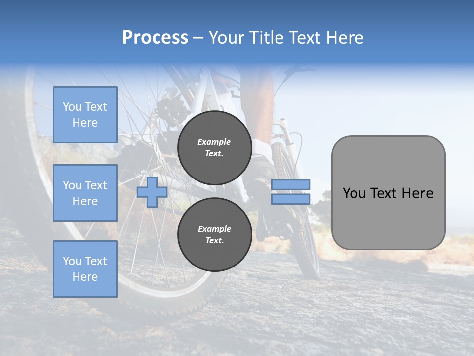 Nature Bicycle Helmet PowerPoint Template