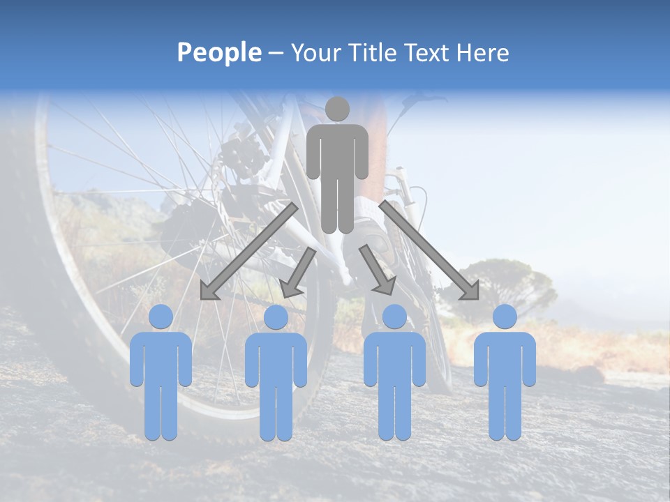 Nature Bicycle Helmet PowerPoint Template