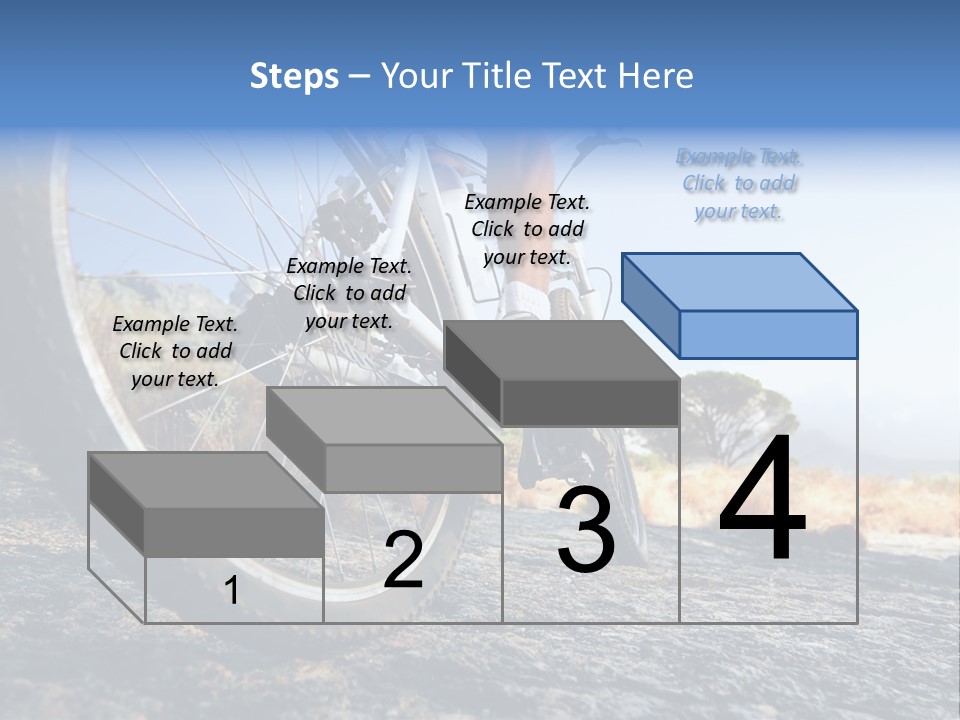 Nature Bicycle Helmet PowerPoint Template