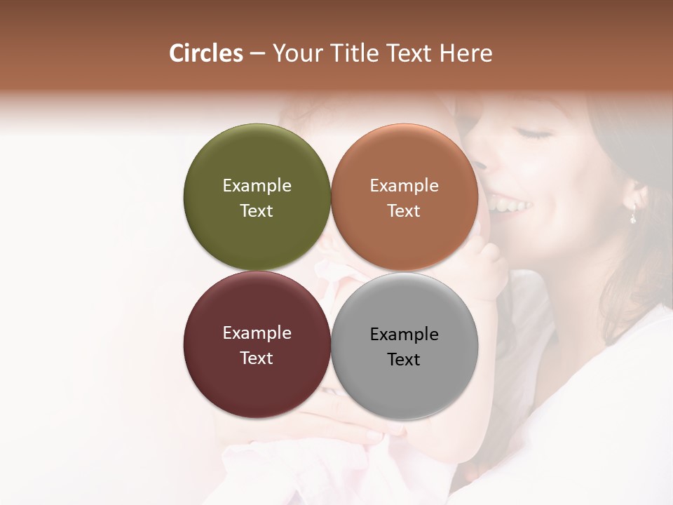 Isolated Portrait Kiss PowerPoint Template