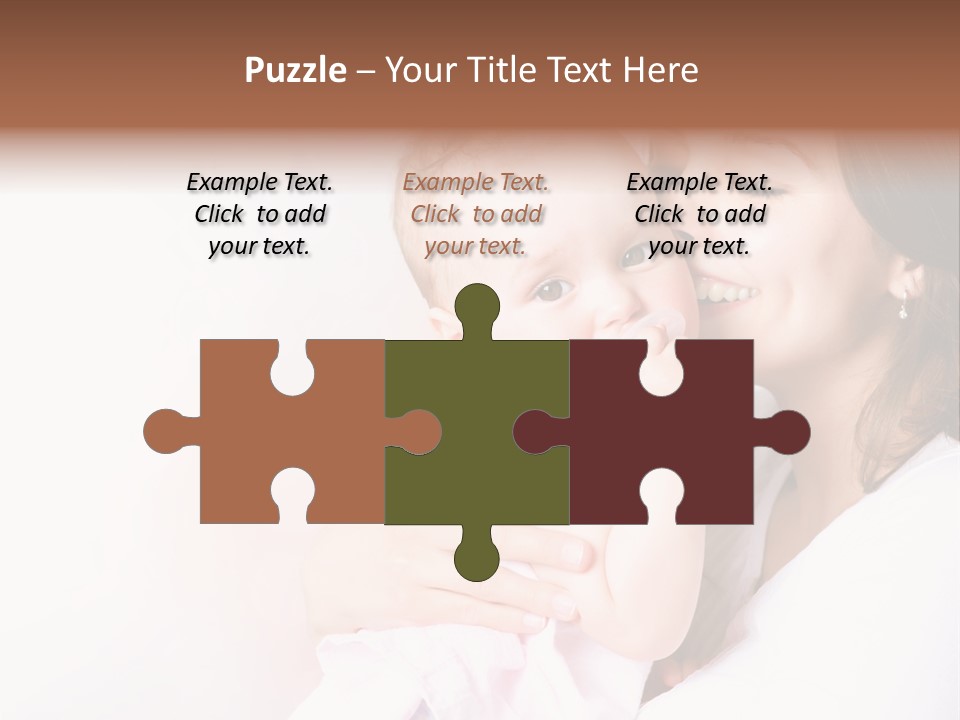 Isolated Portrait Kiss PowerPoint Template