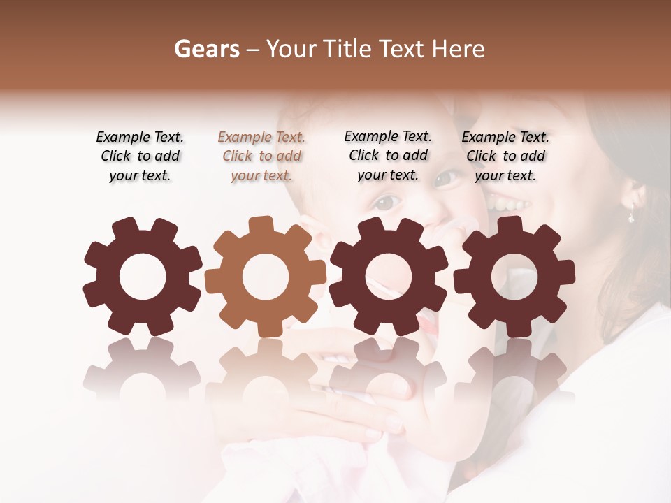 Isolated Portrait Kiss PowerPoint Template