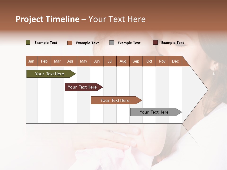 Isolated Portrait Kiss PowerPoint Template