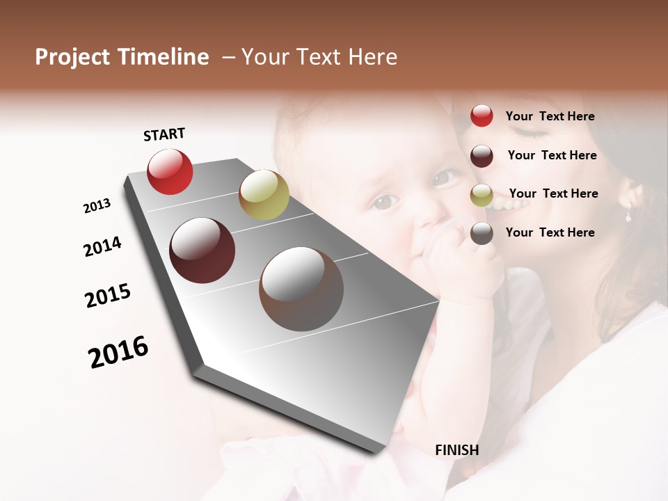 Isolated Portrait Kiss PowerPoint Template