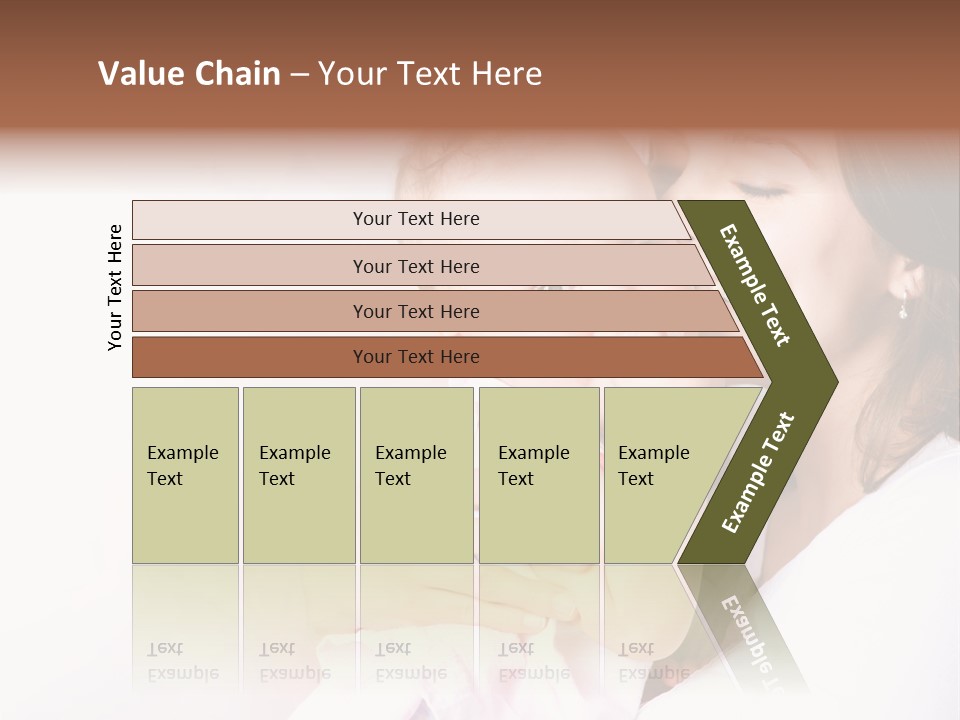 Isolated Portrait Kiss PowerPoint Template