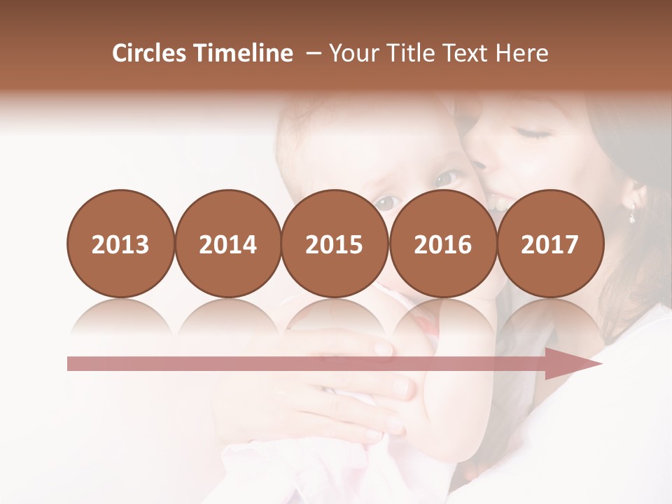 Isolated Portrait Kiss PowerPoint Template