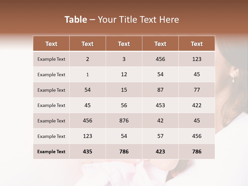 Isolated Portrait Kiss PowerPoint Template
