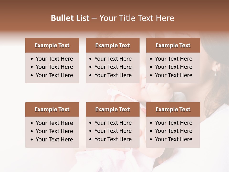 Isolated Portrait Kiss PowerPoint Template