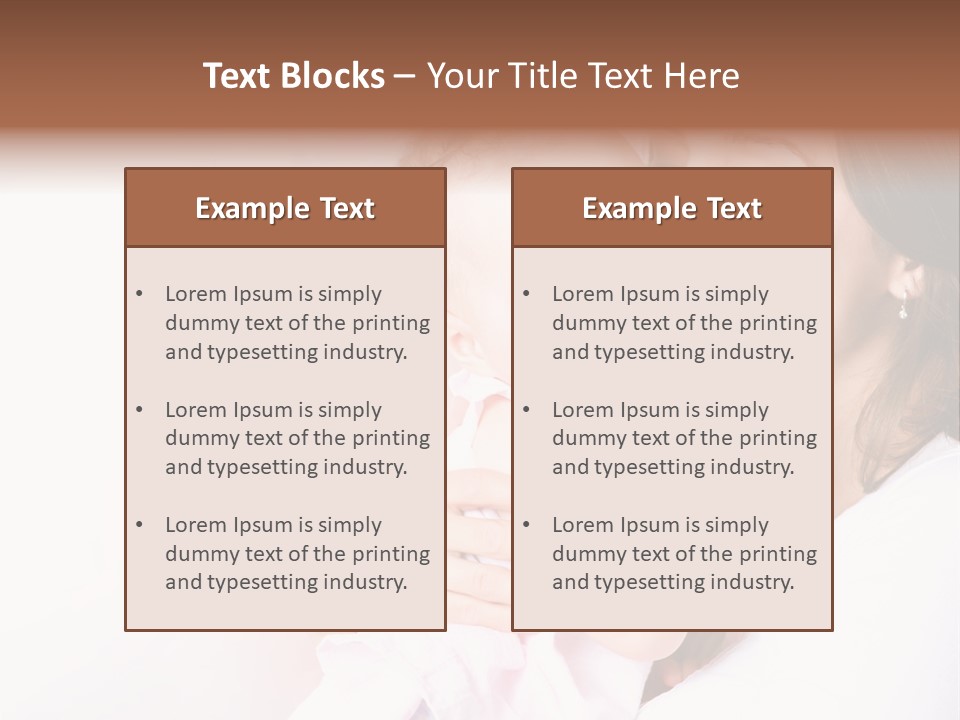 Isolated Portrait Kiss PowerPoint Template