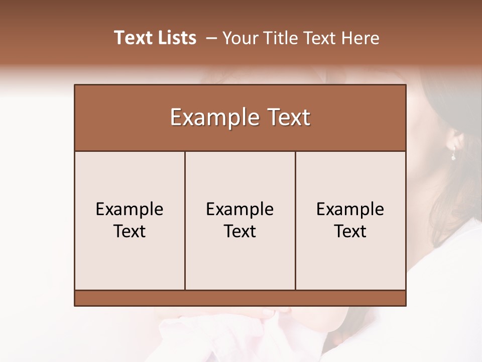Isolated Portrait Kiss PowerPoint Template