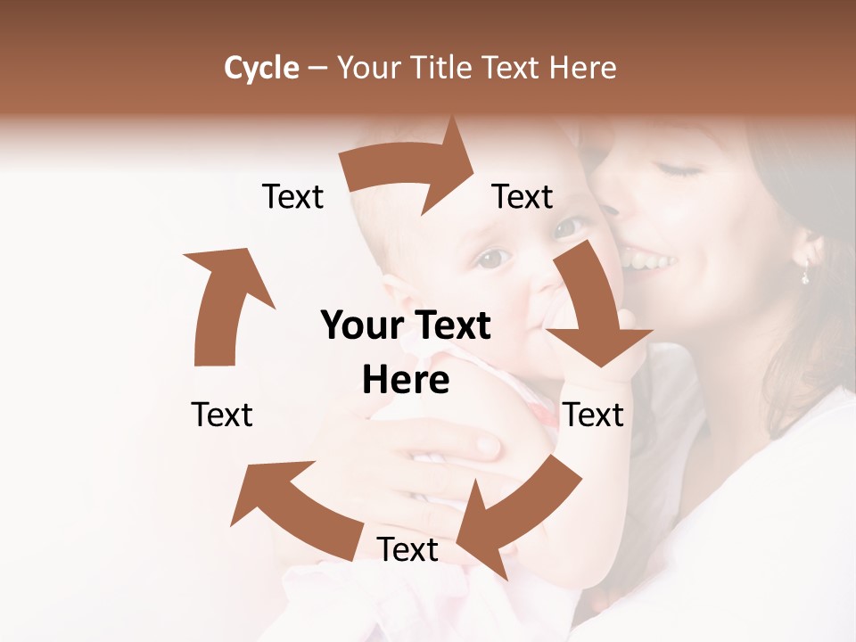 Isolated Portrait Kiss PowerPoint Template