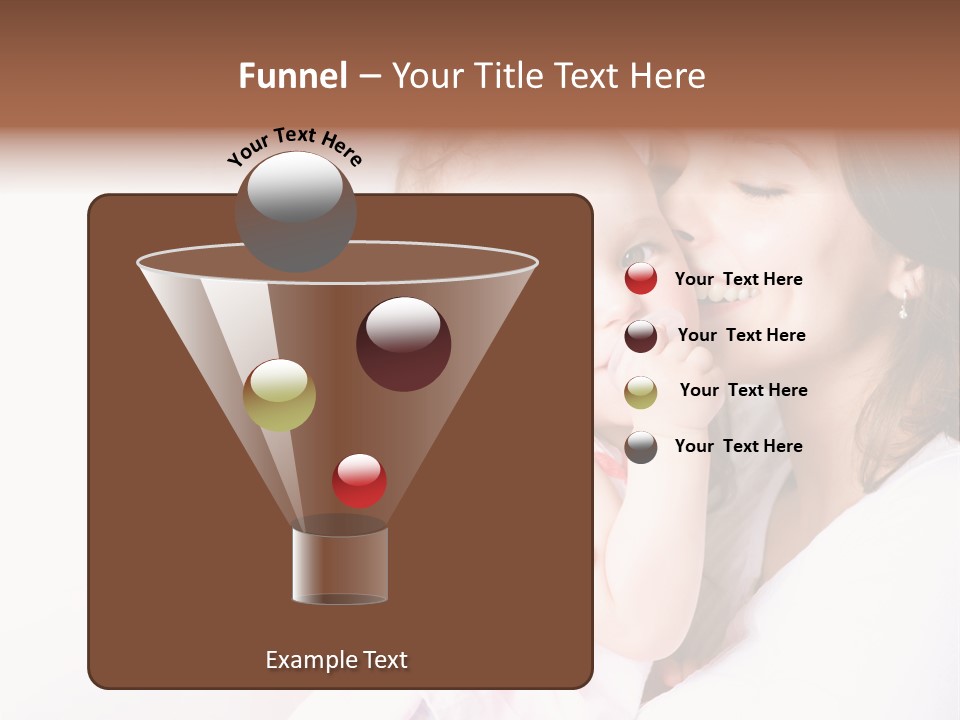 Isolated Portrait Kiss PowerPoint Template