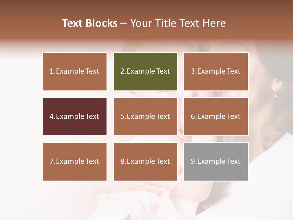 Isolated Portrait Kiss PowerPoint Template