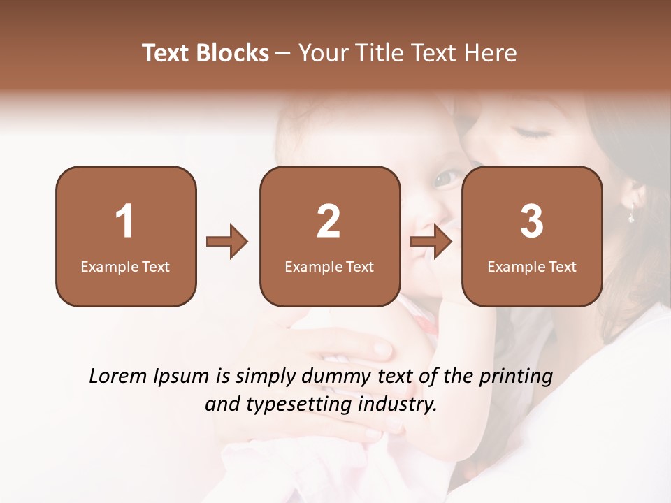 Isolated Portrait Kiss PowerPoint Template