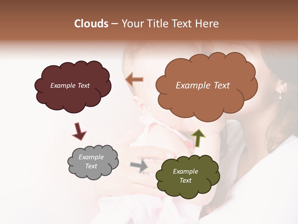 Isolated Portrait Kiss PowerPoint Template