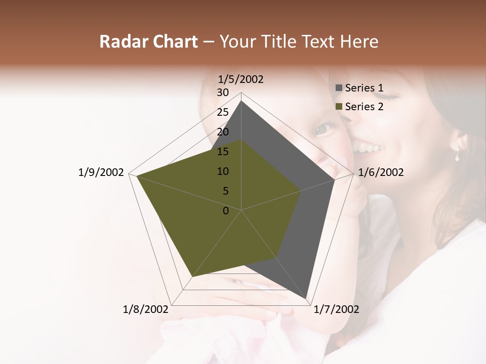 Isolated Portrait Kiss PowerPoint Template