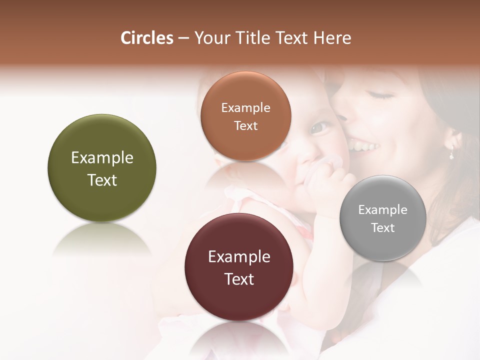 Isolated Portrait Kiss PowerPoint Template